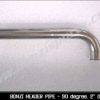 BONZI Header Pipe - 90 Degree, 2" Offset (Stainless Steel)