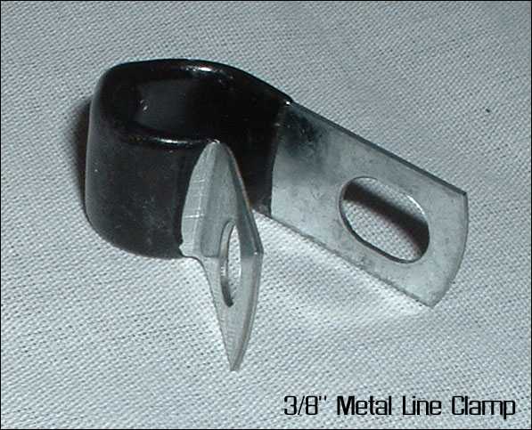 1/4" Metal Line Clamp