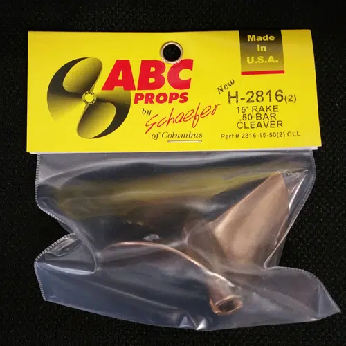 2816 2 Blade Cleaver Propeller Left – RC Boat Propeller | ABC