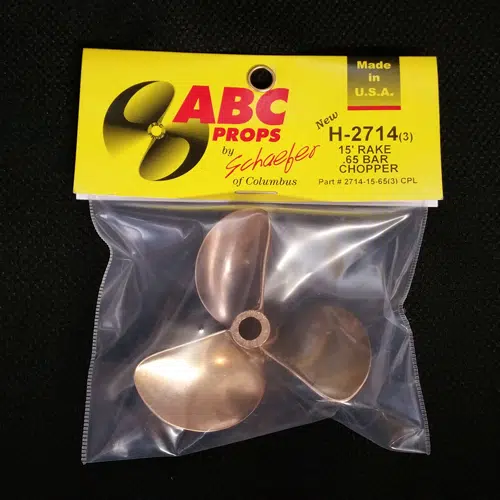 ちょっぱー 2814 3 Blade Chopper Propeller Left – RC Boat Propeller | ABC