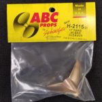 2115 2 Blade Cleaver Propeller Left – RC Boat Propeller | ABC Props